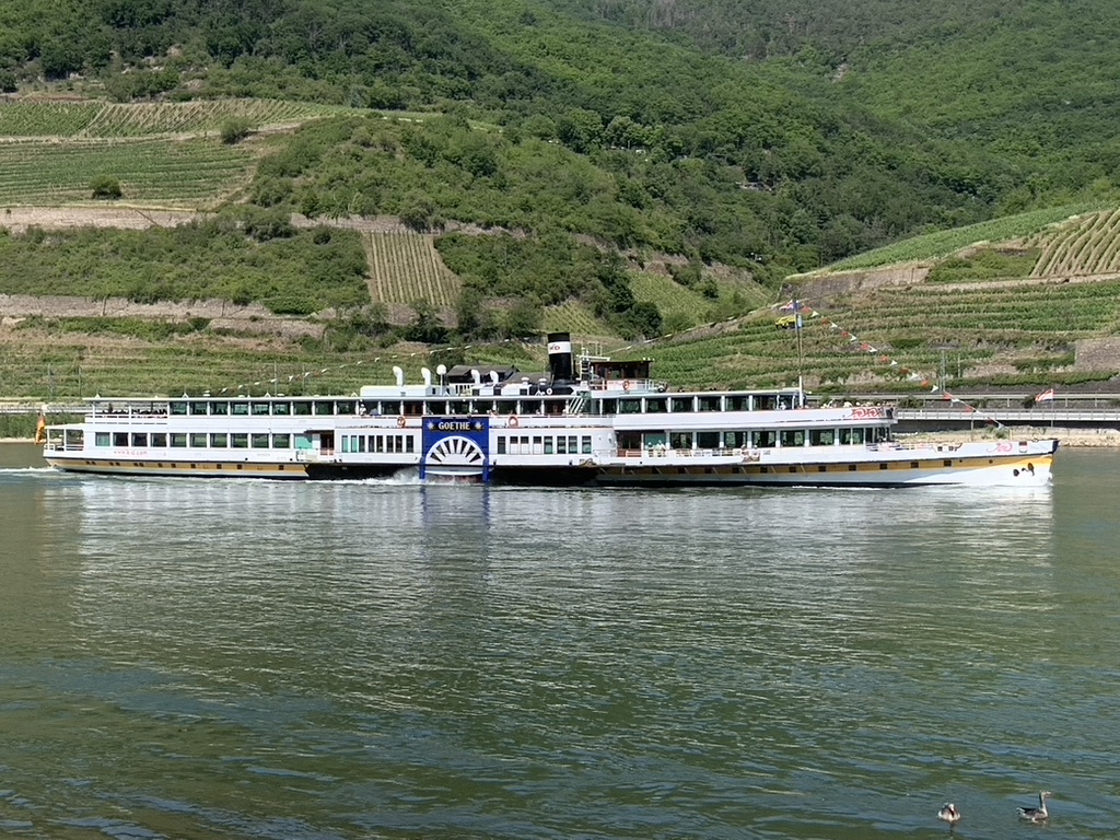 Mit „RMS Goethe“ von Bingen  nach Koblenz